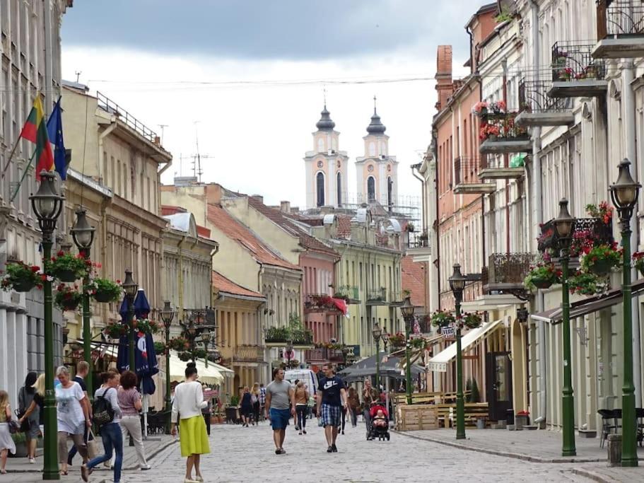 Modern Flat In Old Town Kaunas - Free Parking & Self Check-In Bagian luar foto