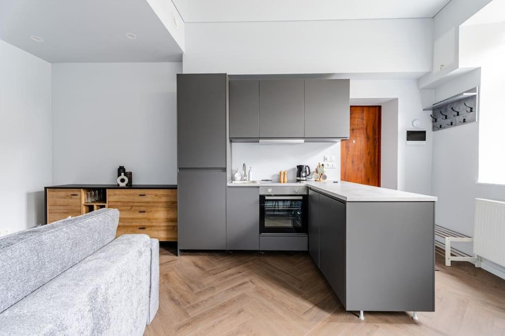 Modern Flat In Old Town Kaunas - Free Parking & Self Check-In Bagian luar foto